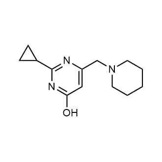 2-Cyclopropyl-6-(piperidin-1-ylmethyl)pyrimidin-4-ol|CS-0588860