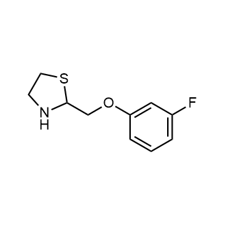 2-((3-Fluorophenoxy)methyl)thiazolidine|CS-0588866