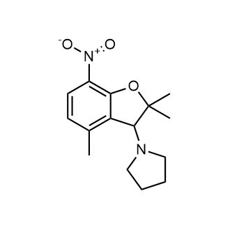1-(2,2,4-Trimethyl-7-nitro-2,3-dihydrobenzofuran-3-yl)pyrrolidine|CS-0588911