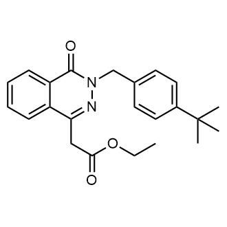 Ethyl 2-(3-(4-(tert-butyl)benzyl)-4-oxo-3,4-dihydrophthalazin-1-yl)acetate|CS-0588918
