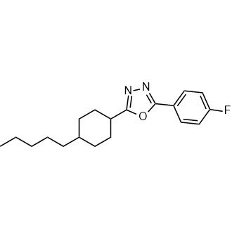 2-(4-Fluorophenyl)-5-(4-pentylcyclohexyl)-1,3,4-oxadiazole|CS-0588995