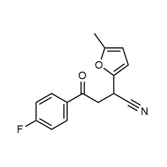 4-(4-Fluorophenyl)-2-(5-methylfuran-2-yl)-4-oxobutanenitrile|CS-0589048