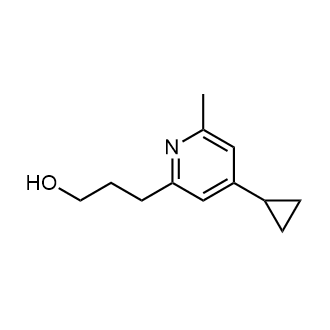 3-(4-Cyclopropyl-6-methylpyridin-2-yl)propan-1-ol|CS-0589091