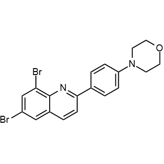 4-(4-(6,8-Dibromoquinolin-2-yl)phenyl)morpholine|CS-0589132