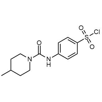 4-(4-Methylpiperidine-1-carboxamido)benzenesulfonyl chloride|CS-0589694