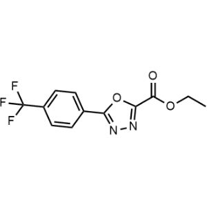 Ethyl 5-(4-(trifluoromethyl)phenyl)-1,3,4-oxadiazole-2-carboxylate|CS-0589732