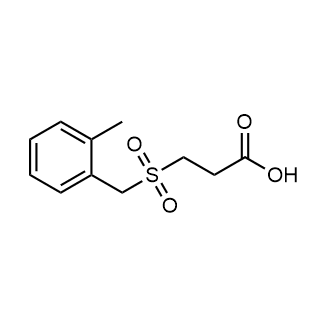 3-((2-Methylbenzyl)sulfonyl)propanoic acid|CS-0589790