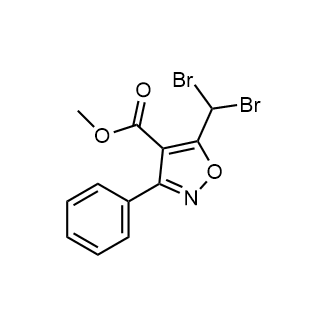 Methyl 5-(dibromomethyl)-3-phenylisoxazole-4-carboxylate|CS-0589888