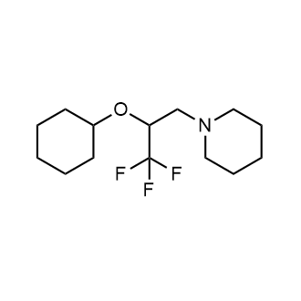 1-(2-(Cyclohexyloxy)-3,3,3-trifluoropropyl)piperidine|CS-0589922