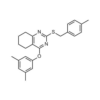 4-(3,5-Dimethylphenoxy)-2-((4-methylbenzyl)thio)-5,6,7,8-tetrahydroquinazoline|CS-0589955