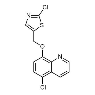 2-Chloro-5-(((5-chloroquinolin-8-yl)oxy)methyl)thiazole|CS-0589968