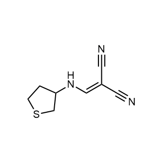 2-(((Tetrahydrothiophen-3-yl)amino)methylene)malononitrile|CS-0589987