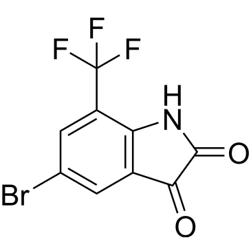 5-Bromo-7-(trifluoromethyl)indoline-2,3-dione|CS-0590436