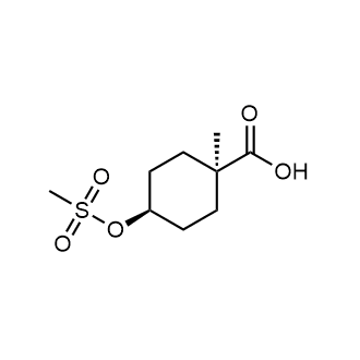 cis-1-Methyl-4-((methylsulfonyl)oxy)cyclohexane-1-carboxylic acid|CS-0590535
