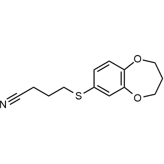 4-((3,4-Dihydro-2H-benzo[b][1,4]dioxepin-7-yl)thio)butanenitrile|CS-0590817