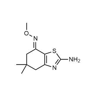 (E)-2-amino-5,5-dimethyl-5,6-dihydrobenzo[d]thiazol-7(4H)-one O-methyl oxime|CS-0590903