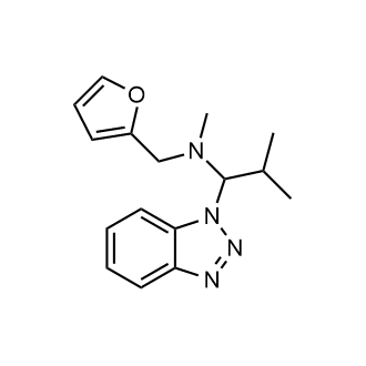 1-(1H-benzo[d][1,2,3]triazol-1-yl)-N-(furan-2-ylmethyl)-N,2-dimethylpropan-1-amine|CS-0590916