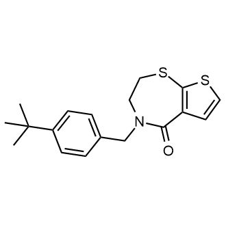4-(4-(Tert-butyl)benzyl)-3,4-dihydrothieno[3,2-f][1,4]thiazepin-5(2H)-one|CS-0590982
