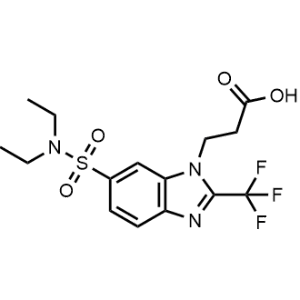 3-(6-(N,N-diethylsulfamoyl)-2-(trifluoromethyl)-1H-benzo[d]imidazol-1-yl)propanoic acid|CS-0591061