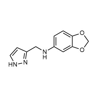 N-((1H-pyrazol-3-yl)methyl)benzo[d][1,3]dioxol-5-amine|CS-0591306