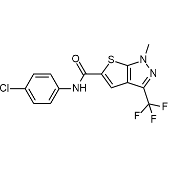 N-(4-chlorophenyl)-1-methyl-3-(trifluoromethyl)-1H-thieno[2,3-c]pyrazole-5-carboxamide|CS-0591458