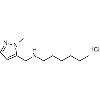 N-((1-methyl-1H-pyrazol-5-yl)methyl)hexan-1-amine hydrochloride|CS-0591659