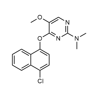 4-((4-Chloronaphthalen-1-yl)oxy)-5-methoxy-N,N-dimethylpyrimidin-2-amine|CS-0591856