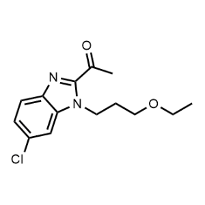 1-(6-Chloro-1-(3-ethoxypropyl)-1H-benzo[d]imidazol-2-yl)ethan-1-one|CS-0592000