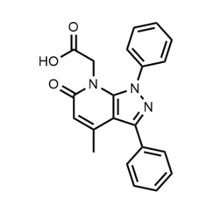2-(4-Methyl-6-oxo-1,3-diphenyl-1,6-dihydro-7H-pyrazolo[3,4-b]pyridin-7-yl)acetic acid|CS-0592004