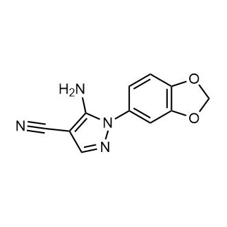 5-Amino-1-(benzo[d][1,3]dioxol-5-yl)-1H-pyrazole-4-carbonitrile|CS-0592063