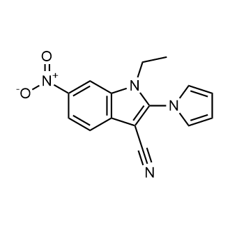 1-Ethyl-6-nitro-2-(1H-pyrrol-1-yl)-1H-indole-3-carbonitrile|CS-0592118