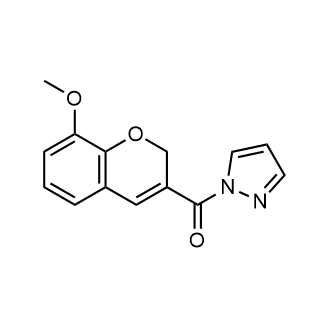 (8-Methoxy-2H-chromen-3-yl)(1H-pyrazol-1-yl)methanone|CS-0592161