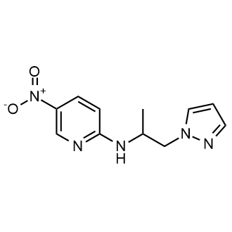 N-(1-(1H-pyrazol-1-yl)propan-2-yl)-5-nitropyridin-2-amine|CS-0592167