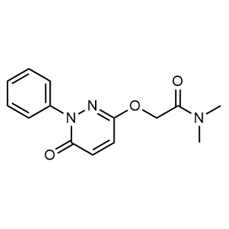N,N-dimethyl-2-((6-oxo-1-phenyl-1,6-dihydropyridazin-3-yl)oxy)acetamide|CS-0592250