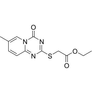 Ethyl 2-((7-methyl-4-oxo-4H-pyrido[1,2-a][1,3,5]triazin-2-yl)thio)acetate|CS-0592312
