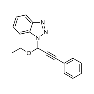 1-(1-Ethoxy-3-phenylprop-2-yn-1-yl)-1H-benzo[d][1,2,3]triazole|CS-0592428