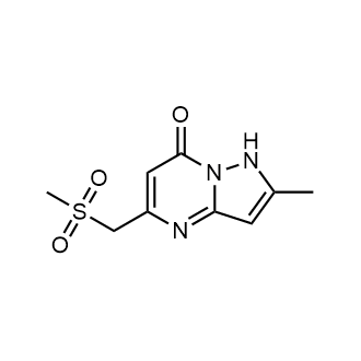 2-Methyl-5-((methylsulfonyl)methyl)pyrazolo[1,5-a]pyrimidin-7(1H)-one|CS-0592643