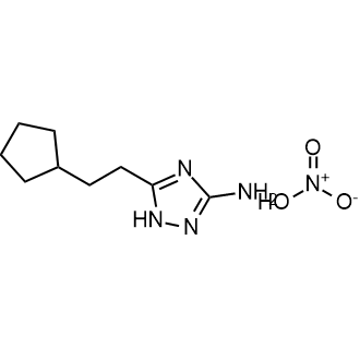 5-(2-Cyclopentylethyl)-1H-1,2,4-triazol-3-amine nitrate|CS-0592758