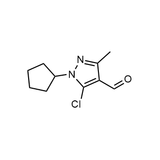5-Chloro-1-cyclopentyl-3-methyl-1H-pyrazole-4-carbaldehyde|CS-0592897