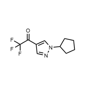 1-(1-Cyclopentyl-1H-pyrazol-4-yl)-2,2,2-trifluoroethan-1-one|CS-0592900