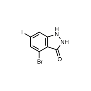 4-Bromo-6-iodo-1,2-dihydro-3H-indazol-3-one|CS-0592920