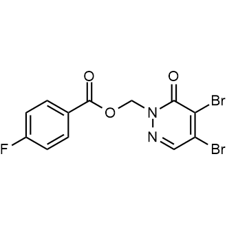 (4,5-Dibromo-6-oxopyridazin-1(6H)-yl)methyl 4-fluorobenzoate|CS-0593067