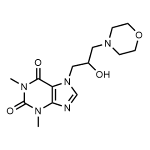 7-(2-Hydroxy-3-morpholinopropyl)-1,3-dimethyl-3,7-dihydro-1H-purine-2,6-dione|CS-0593124