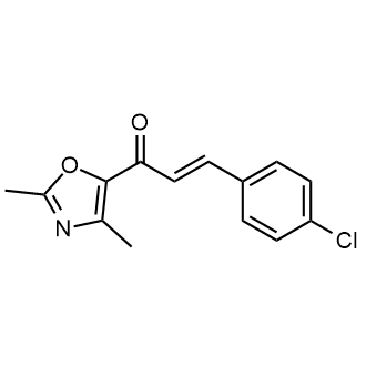 (E)-3-(4-chlorophenyl)-1-(2,4-dimethyloxazol-5-yl)prop-2-en-1-one|CS-0593169