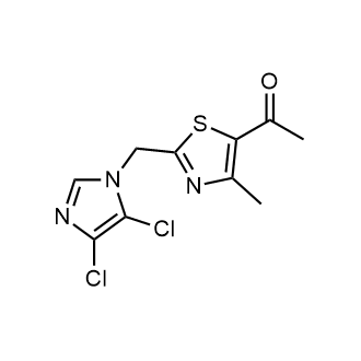 1-(2-((4,5-Dichloro-1H-imidazol-1-yl)methyl)-4-methylthiazol-5-yl)ethan-1-one|CS-0593471