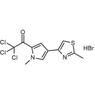 2,2,2-Trichloro-1-(1-methyl-4-(2-methylthiazol-4-yl)-1H-pyrrol-2-yl)ethan-1-one hydrobromide|CS-0593482