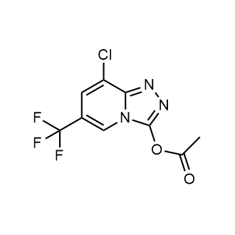 8-Chloro-6-(trifluoromethyl)-[1,2,4]triazolo[4,3-a]pyridin-3-yl acetate|CS-0593514