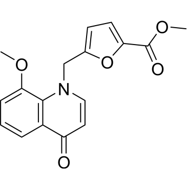 Methyl 5-((8-methoxy-4-oxoquinolin-1(4H)-yl)methyl)furan-2-carboxylate|CS-0593619