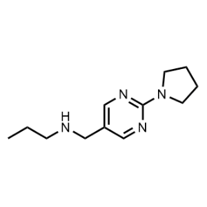 N-((2-(pyrrolidin-1-yl)pyrimidin-5-yl)methyl)propan-1-amine|CS-0593683