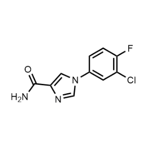 1-(3-Chloro-4-fluorophenyl)-1H-imidazole-4-carboxamide|CS-0593750
